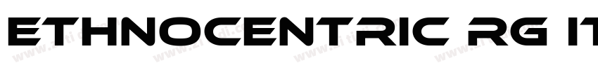 Ethnocentric Rg Ital字体转换